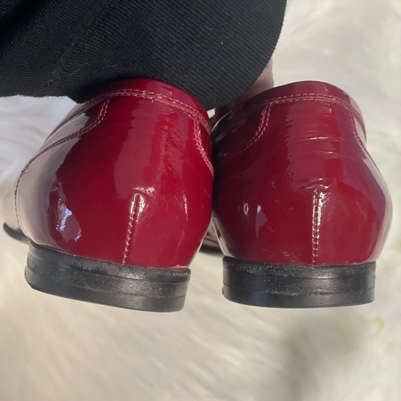 100% Authentic Gucci red patent leather loafer size 6 - Picture 10 of 11
